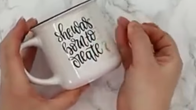 Peel off the transfer tape